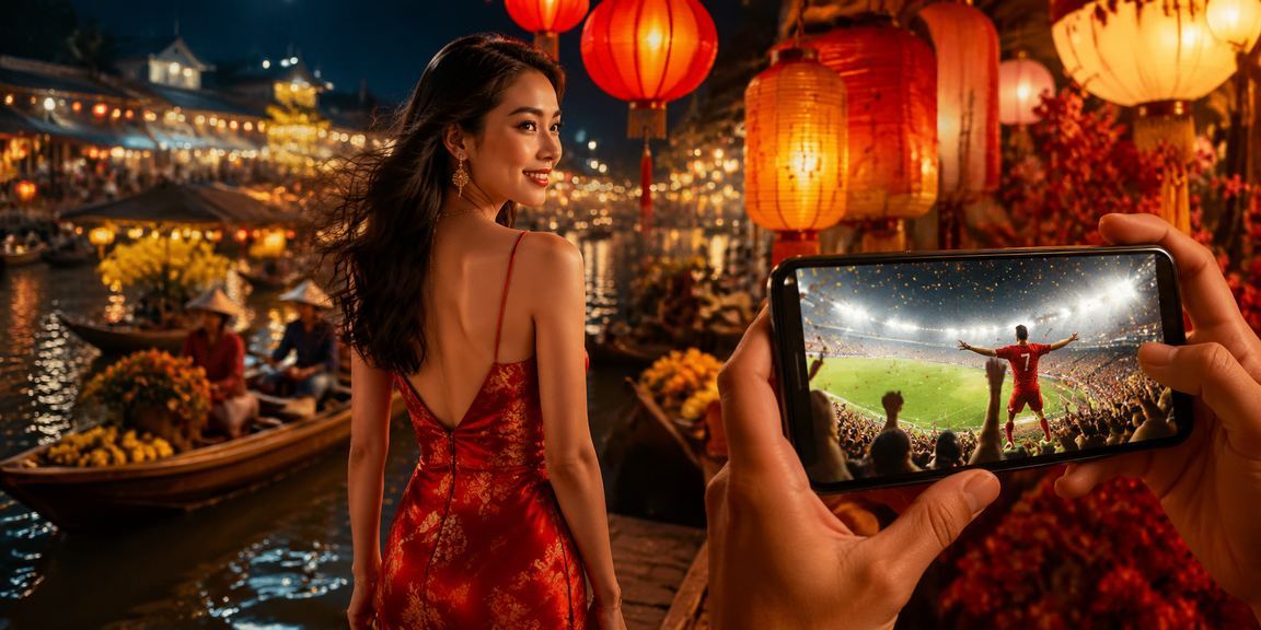 Người dùng tại chợ đêm Cần Thơ kiểm tra giao dịch casino qua điện thoại di động